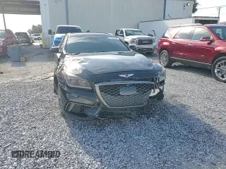 2018 Genesis G80 Sport with VIN KMHGN4JB4JU216186, listed as a Copart auction lot 61185455 with 62,147 mi miles and Salvage title. Bid and sale history available at DreamBid. Image 13.