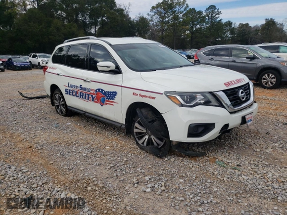 2017 Nissan Pathfinder S with VIN 5N1DR2MN1HC674107, listed as a Copart auction lot 88501435 with 113,303 mi miles and Salvage Title. Bid and sale history available at DreamBid. Image 4.