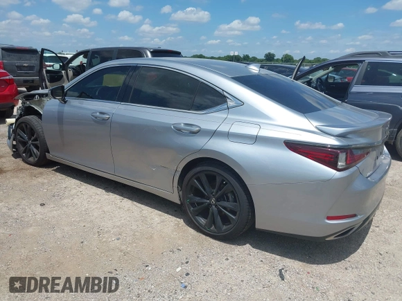 2023 Lexus ES 350 F Sport with VIN 58AJZ1B18PU145977, listed as a IAAI auction lot 42553099 with 46,801 mi miles and . Bid and sale history available at DreamBid. Image 3.