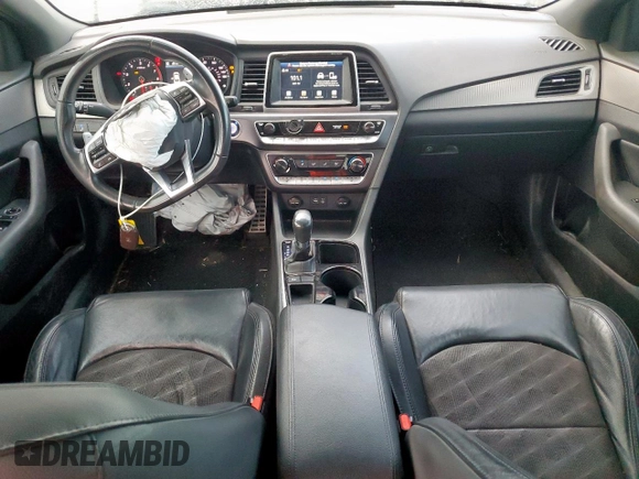 2018 Hyundai Sonata SEL with VIN 5NPE34AF7JH609811, listed as a Copart auction lot 54253855 with 129,435 mi miles and Clean Title. Bid and sale history available at DreamBid. Image 8.