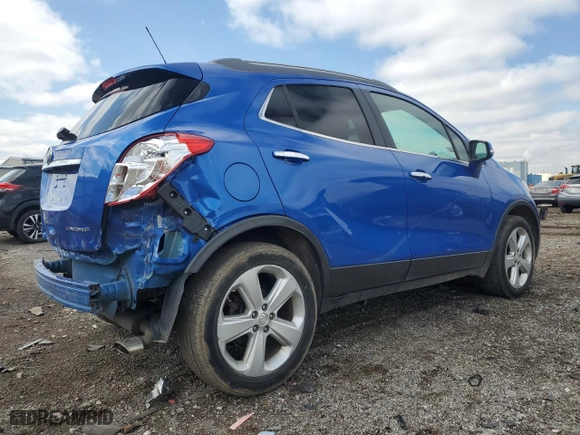 2015 Buick Encore with VIN KL4CJASB2FB115334, listed as a Copart auction lot 50948685 with 101,421 mi miles and Salvage Title. Bid and sale history available at carsss.com. Image 3.