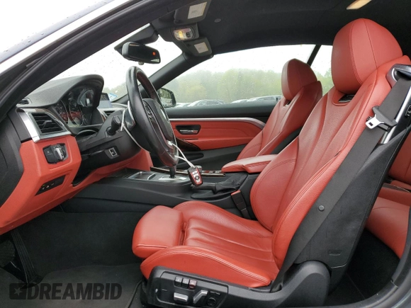 2019 BMW 4 Series 430i xDrive with VIN WBA4Z3C56KEC58481, listed as a Copart auction lot 55330405 with 57,617 mi miles and Salvage title. Bid and sale history available at DreamBid. Image 7.