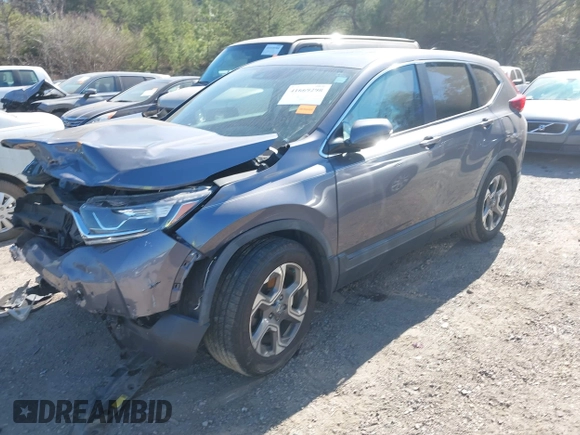 2017 Honda CR-V EX-L with VIN 5J6RW1H86HL003107, listed as a IAAI auction lot 41669298 with 85,101 mi miles. Bid and sale history available at carsss.com. Image 17.