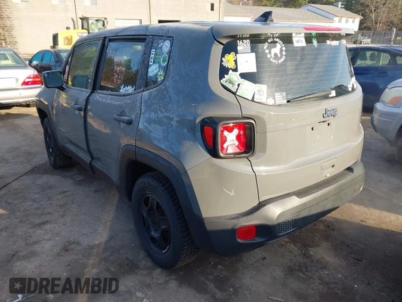 2020 Jeep Renegade Jeepster with VIN ZACNJBAB4LPL22263, listed as a IAAI auction lot 41999042 with 98,934 mi miles and . Bid and sale history available at DreamBid. Image 3.
