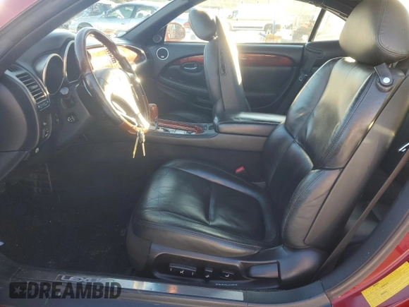 2007 Lexus SC 430 with VIN JTHFN45Y879016081, listed as a Copart auction lot 41605845 with 160,072 mi miles and Salvage Title. Bid and sale history available at DreamBid. Image 7.