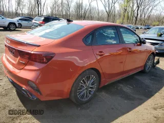 2024 Kia Forte GT-Line with VIN 3KPF54AD1RE734977, listed as a Copart auction lot 52178585 with 12,196 mi miles and Salvage Title. Bid and sale history available at carsss.com. Image 3.