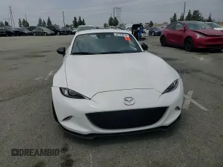 2020 Mazda MX-5 Miata Club with VIN JM1NDAL75L0417028, listed as a Copart auction lot 59763615 with Not provided miles and Salvage title. Bid and sale history available at DreamBid. Image 14.