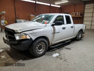 2012 Ram 1500 ST with VIN 1C6RD6FP4CS317573, listed as a Copart auction lot 49670425 with 60,223 mi miles and Salvage title. Bid and sale history available at DreamBid. Image 1.