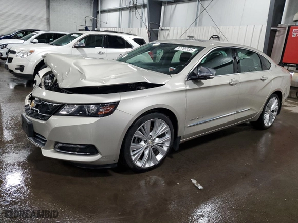 2015 Chevrolet Impala LTZ with VIN 2G1165S39F9251419, listed as a Copart auction lot 47769125 with 81,275 mi miles and Salvage Title. Bid and sale history available at carsss.com. Image 1.