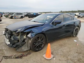 2016 Mazda 6 i Grand Touring with VIN JM1GJ1W52G1455618, listed as a Copart auction lot 47136835 with 109,802 mi miles and Salvage Title. Bid and sale history available at DreamBid. Image 1.