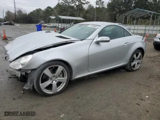 2008 Mercedes-Benz SLK-Class 3.5L with VIN WDBWK56F08F185168, listed as a Copart auction lot 47355865 with 88,989 mi miles and Salvage Title. Bid and sale history available at carsss.com. Image 1.