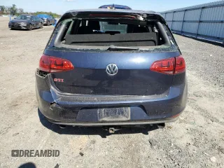 2017 Volkswagen Golf GTI Autobahn with VIN 3VW547AU1HM026617, listed as a Copart auction lot 74368554 with 81,943 mi miles and Salvage Title. Bid and sale history available at carsss.com. Image 6.