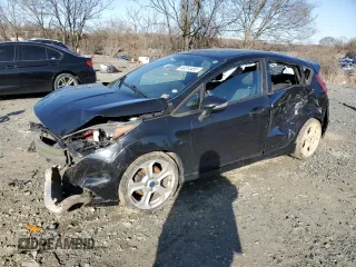 2015 Ford Fiesta ST with VIN 3FADP4GX8FM219873, listed as a Copart auction lot 48314455 with 113,587 mi miles and Salvage Title. Bid and sale history available at carsss.com. Image 1.