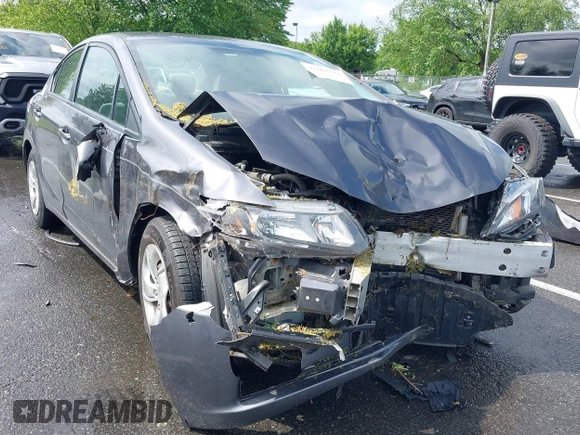 2015 Honda Civic LX with VIN 19XFB2F55FE268061, listed as a IAAI auction lot 42267729 with 122,083 mi miles and . Bid and sale history available at DreamBid. Image 1.