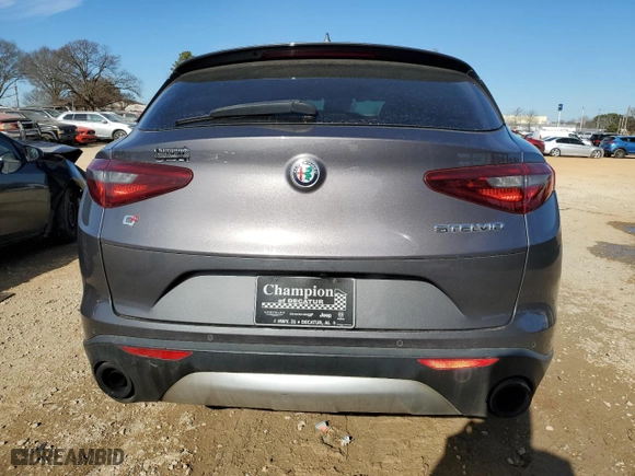 2018 Alfa Romeo Stelvio with VIN ZASFAKAN7J7B59515, listed as a Copart auction lot 89272435 with 92,883 mi miles and Salvage Title. Bid and sale history available at carsss.com. Image 6.