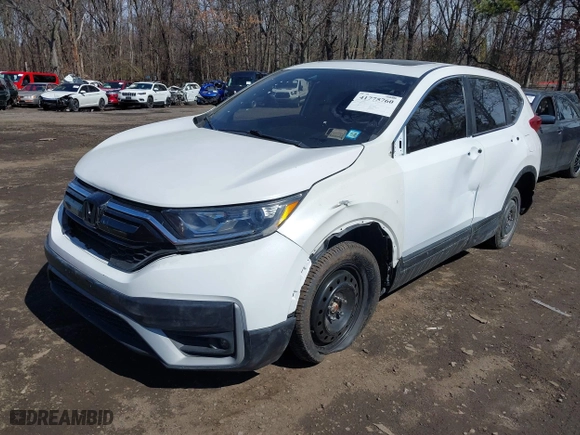 2021 Honda CR-V EX-L with VIN 5J6RW2H83MA011659, listed as a IAAI auction lot 41775760 with 1 mi miles. Bid and sale history available at carsss.com. Image 2.
