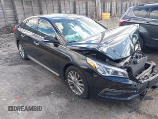 2015 Hyundai Sonata Limited with VIN 5NPE34AF3FH048224, listed as a IAAI auction lot 41857219 with 166,240 mi miles and . Bid and sale history available at carsss.com. Image 1.