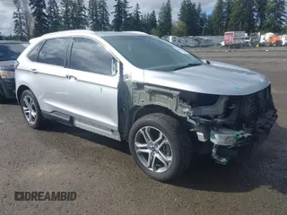 2015 Ford Edge Titanium with VIN 2FMTK4K95FBB10331, listed as a IAAI auction lot 41990356 with 121,337 mi miles. Bid and sale history available at carsss.com. Image 1.