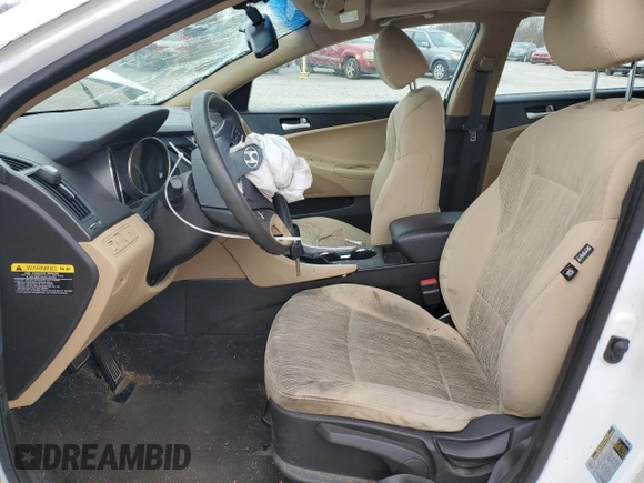 2013 Hyundai Sonata GLS with VIN 5NPEB4AC4DH572472, listed as a Copart auction lot 80131574 with 192,927 mi miles and Salvage Title. Bid and sale history available at carsss.com. Image 7.