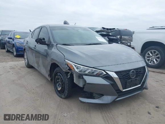 2020 Nissan Sentra S with VIN 3N1AB8BV4LY264955, listed as a IAAI auction lot 41633856 with 14,631 mi miles. Bid and sale history available at carsss.com. Image 1.