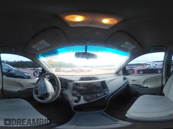 2014 Toyota Sienna L with VIN 5TDZK3DC8ES470837, listed as a IAAI auction lot 42426844 with 302,661 mi miles and . Bid and sale history available at DreamBid. Image 18.