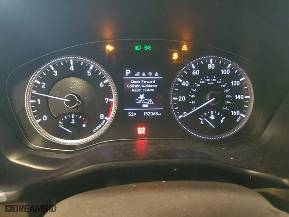 2019 Hyundai Santa Fe SE with VIN 5NMS23AD6KH009486, listed as a Copart auction lot 52077145 with 152,068 mi miles and Salvage Title. Bid and sale history available at carsss.com. Image 9.