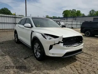 2020 Infiniti QX50 Luxe with VIN 3PCAJ5M38LF101201, listed as a Copart auction lot 53521305 with 74,448 mi miles and Salvage title. Bid and sale history available at DreamBid. Image 12.