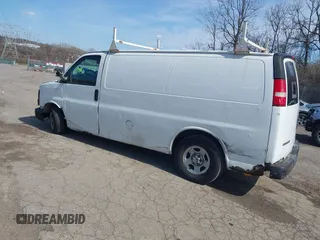 2006 Chevrolet Express Cargo Van with VIN 1GCFG15X861106359, listed as a IAAI auction lot 41847444 with 240,417 mi miles. Bid and sale history available at carsss.com. Image 3.