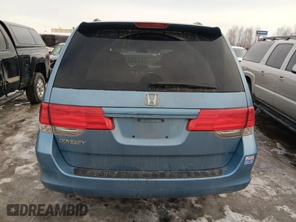 2010 Honda Odyssey EX with VIN 5FNRL3H43AB075950, listed as a Copart auction lot 51877085 with 132,366 mi miles and Salvage Title. Bid and sale history available at carsss.com. Image 6.
