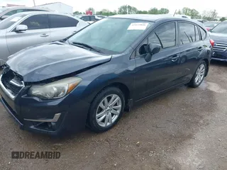 2015 Subaru Impreza Premium с VIN JF1GPAC64FH268906, выставлен на аукционе IAAI как лот 42155866 с пробегом 136 254 миль миль и . История ставок и продаж доступна на DreamBid. Изображение 2.