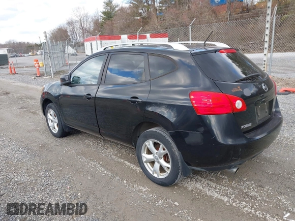 2009 Nissan Rogue SL with VIN JN8AS58V99W446819, listed as a IAAI auction lot 41508367 with 166,044 mi miles. Bid and sale history available at carsss.com. Image 3.