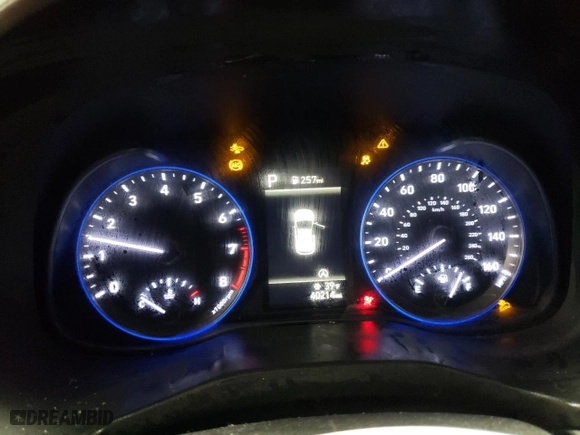 2022 Hyundai Kona SE with VIN KM8K22AB3NU866964, listed as a Copart auction lot 87009534 with 40,214 mi miles and Salvage Title. Bid and sale history available at carsss.com. Image 9.