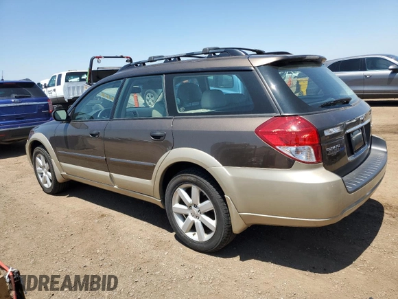 2008 Subaru Outback i z VIN 4S4BP61C087302239, wystawiony jako Copart lot #58825705 z przebiegiem 143 544 mil mil oraz Czysty tytuł • Clean title. Historia ofert i sprzedaży dostępna na DreamBid. Obrazek 2.