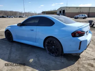 2024 BMW M2 with VIN 3MF13DM05R8E87175, listed as a Copart auction lot 47193355 with 0 mi miles and Salvage Title. Bid and sale history available at carsss.com. Image 2.
