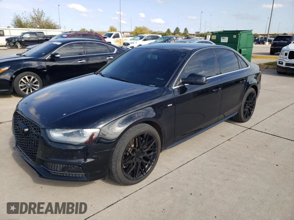 2015 Audi A4 Premium with VIN WAUAFAFL8FN011959, listed as a Copart auction lot 79012894 with 91,967 mi miles and Salvage Title. Bid and sale history available at carsss.com. Image 1.