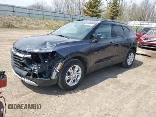 2021 Chevrolet Blazer LT z VIN 3GNKBHRS6MS513782, wystawiony jako Copart lot #52054775 z przebiegiem Nie podano mil oraz Szkoda całkowita • Salvage title. Historia ofert i sprzedaży dostępna na DreamBid. Obrazek 1.