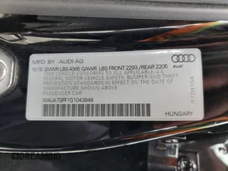 2016 Audi A3 1.8T Premium with VIN WAUA7GFF1G1043848, listed as a Copart auction lot 49733403 with 65,990 mi miles. Bid and sale history available at carsss.com. Image 12.