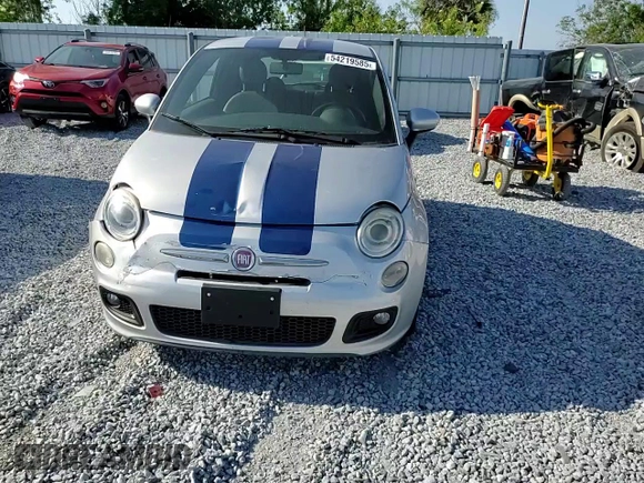 2012 FIAT 500 Sport z VIN 3C3CFFBRXCT357806, wystawiony jako Copart lot #54219585 z przebiegiem Nie podano mil oraz Szkody całkowita. Historia ofert i sprzedaży dostępna na DreamBid. Obrazek 13.