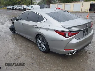 2021 Lexus ES 350 F Sport with VIN 58AGZ1B1XMU098554, listed as a IAAI auction lot 42026390 with 86,171 mi miles and . Bid and sale history available at DreamBid. Image 3.