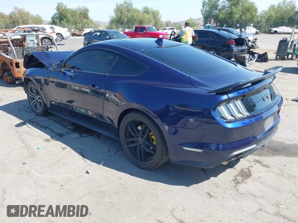 2020 Ford Mustang GT with VIN 1FA6P8CF7L5189263, listed as a IAAI auction lot 42474664 with 93,491 mi miles and . Bid and sale history available at DreamBid. Image 3.