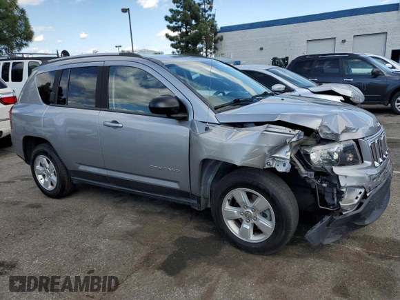 2015 Jeep Compass Sport with VIN 1C4NJCBAXFD436978, listed as a Copart auction lot 47665755 with 69,336 mi miles and Salvage Title. Bid and sale history available at carsss.com. Image 4.