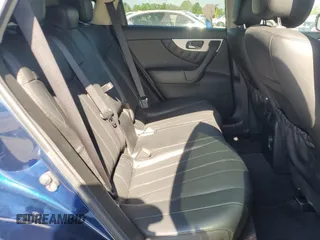 2017 Infiniti QX70 with VIN JN8CS1MU5HM143836, listed as a Copart auction lot 54615055 with 73,395 mi miles and Salvage title. Bid and sale history available at DreamBid. Image 11.