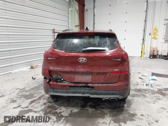 2019 Hyundai Tucson Ultimate with VIN KM8J3CAL2KU005486, listed as a IAAI auction lot 41605303 with 4,033 mi miles. Bid and sale history available at carsss.com. Image 16.