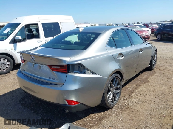 2016 Lexus IS 350 with VIN JTHBE1D20G5026749, listed as a IAAI auction lot 41990150 with 89,946 mi miles and . Bid and sale history available at DreamBid. Image 4.