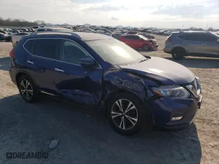 2017 Nissan Rogue SL with VIN JN8AT2MV9HW025196, listed as a Copart auction lot 43912005 with 120,507 mi miles and Salvage Title. Bid and sale history available at carsss.com. Image 4.