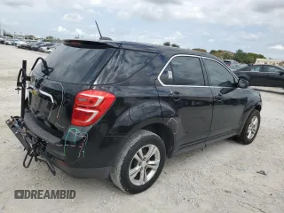 2017 Chevrolet Equinox LS with VIN 2GNALBEK7H1539983, listed as a Copart auction lot 52690295 with 158,235 mi miles and Salvage Title. Bid and sale history available at carsss.com. Image 3.