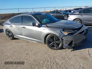 2024 Acura Integra w/A-Spec Technology Package with VIN 19UDE4H60RA011074, listed as a IAAI auction lot 41405368 with 24,173 mi miles. Bid and sale history available at carsss.com. Image 1.
