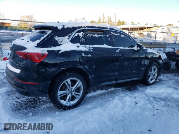 2020 Audi Q3 S line Premium Plus with VIN WA1EECF37L1037680, listed as a Copart auction lot 73417502 with 23,570 mi miles. Bid and sale history available at carsss.com. Image 3.
