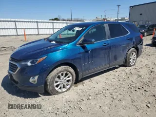 2021 Chevrolet Equinox LT with VIN 3GNAXUEV5ML318398, listed as a Copart auction lot 52711655 with 80,657 mi miles and Clean title. Bid and sale history available at DreamBid. Image 1.