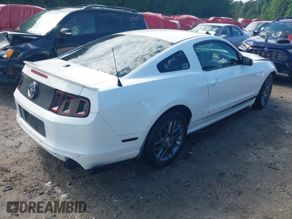 2013 Ford Mustang V6 with VIN 1ZVBP8AMXD5281234, listed as a IAAI auction lot 42260113 with 124,188 mi miles and . Bid and sale history available at DreamBid. Image 4.